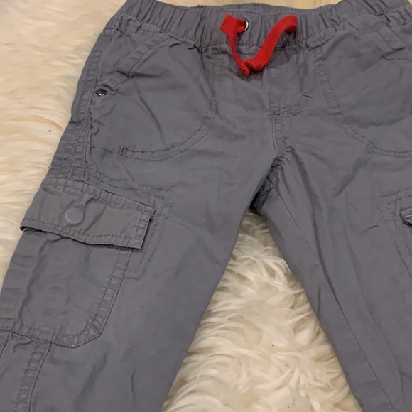 Cargo Gray Pants with Utility Pockets in size 24M - Picture 2 of 5